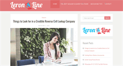 Desktop Screenshot of leron-line.com